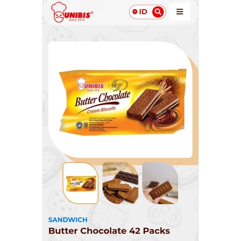 

BUTTER CHOCOLATE 195GR Biskuit