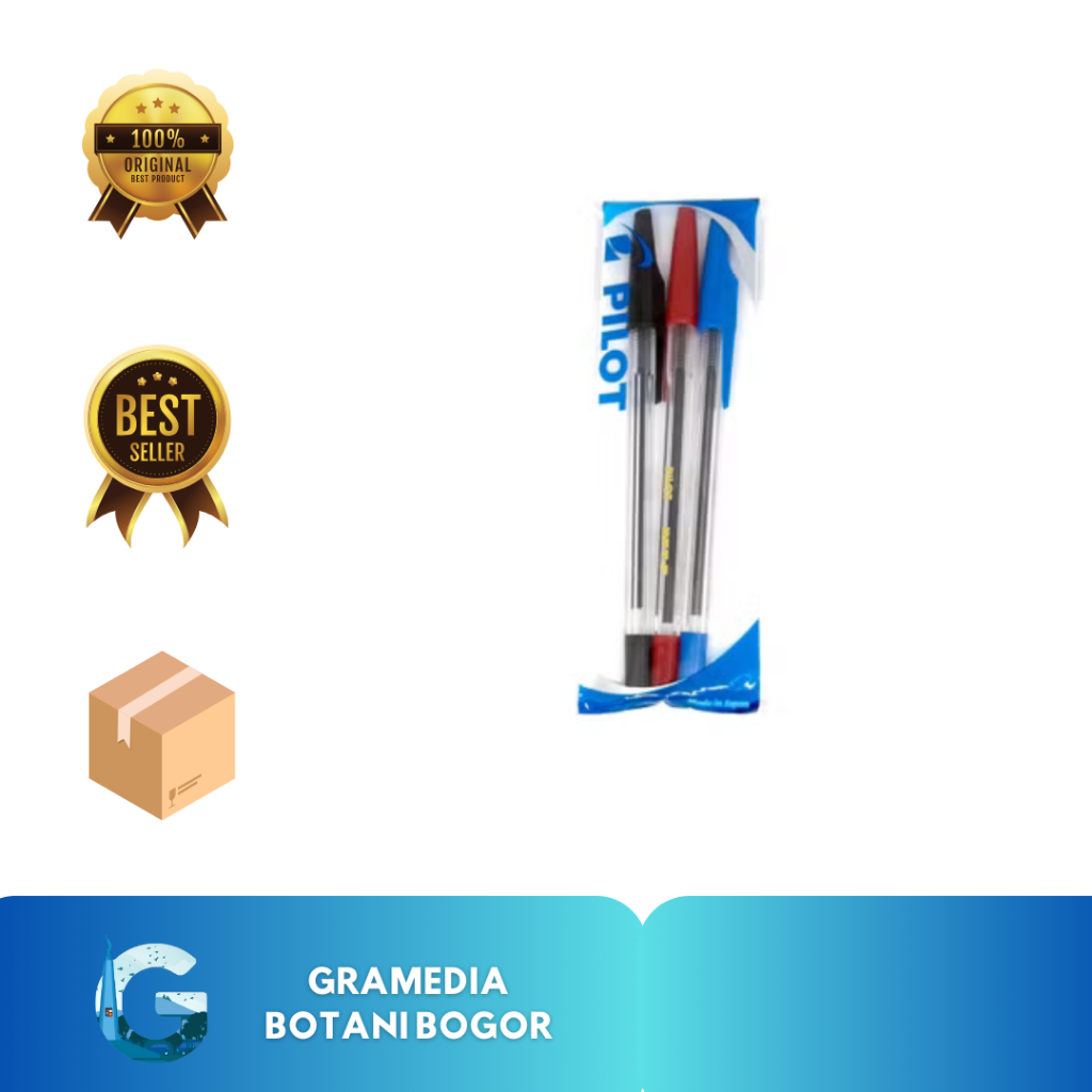 

GRAMEDIA BOGOR - PILOT BALLPEN BPT-P MEDIUM 1.0 SET 3 MIX