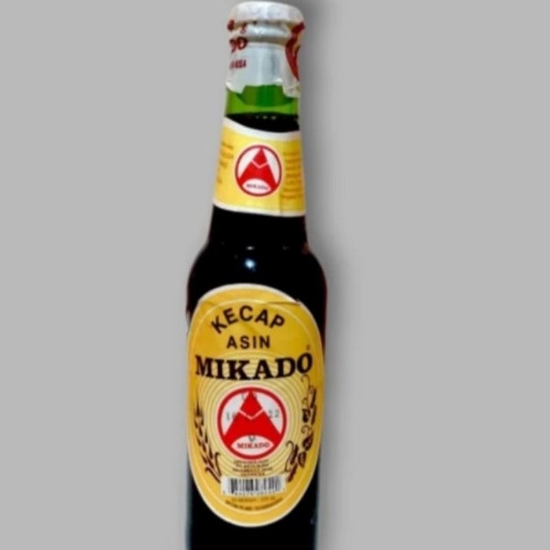 Kecap asin Mikado asli Palembang isi 275ml botol Kaca