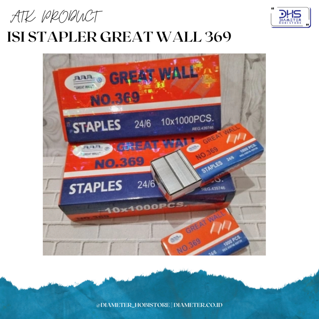 

ISI STAPLER GREAT WALL 369