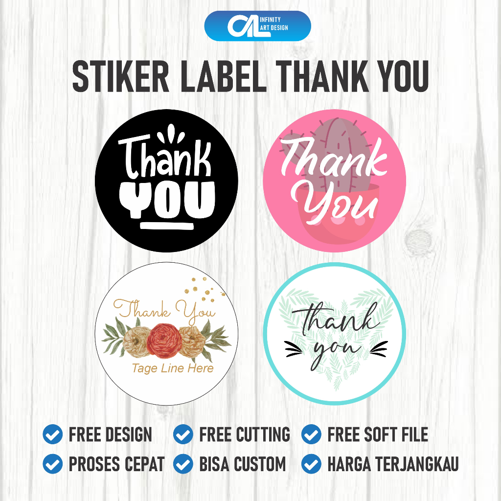 

IAD - STIKER THANK YOU / STICKER THANK YOU / STICKER CUSTOM / STIKER CUSTOM / THANK YOU FOR ORDER