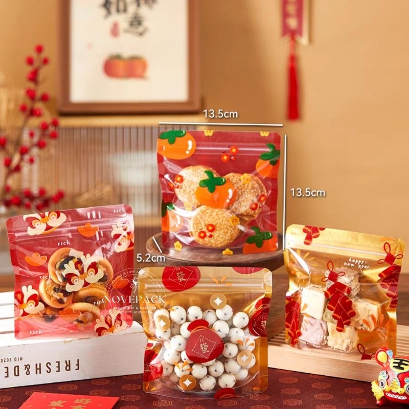 

CHINESE NEW YEAR CANDY & SNACK BAG (ZIPLOCK)