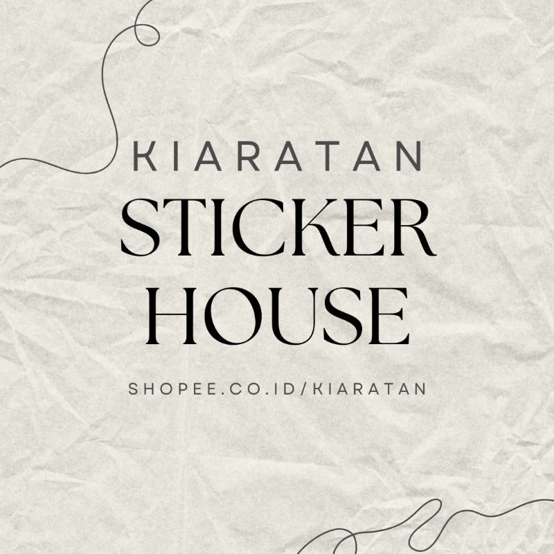 

Sticker House Eceran Mix Diameter 25mm