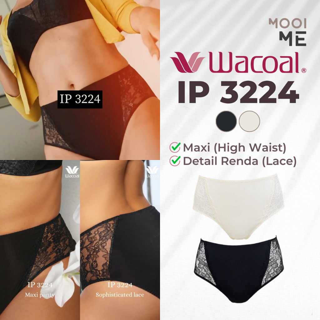 Wacoal IP 3224 Vel Maxi Panty (Celana Dalam) Lace (Renda)
