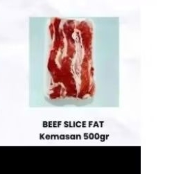 

Beef slice fat 500 gr