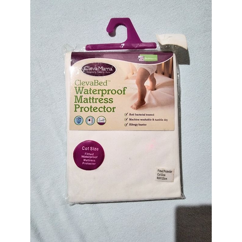 CLEVAMAMA CLEVABED WATERPROOF MATTRESS PROTECTOR MATRAS SPREI KASUR BAYI (NEW)