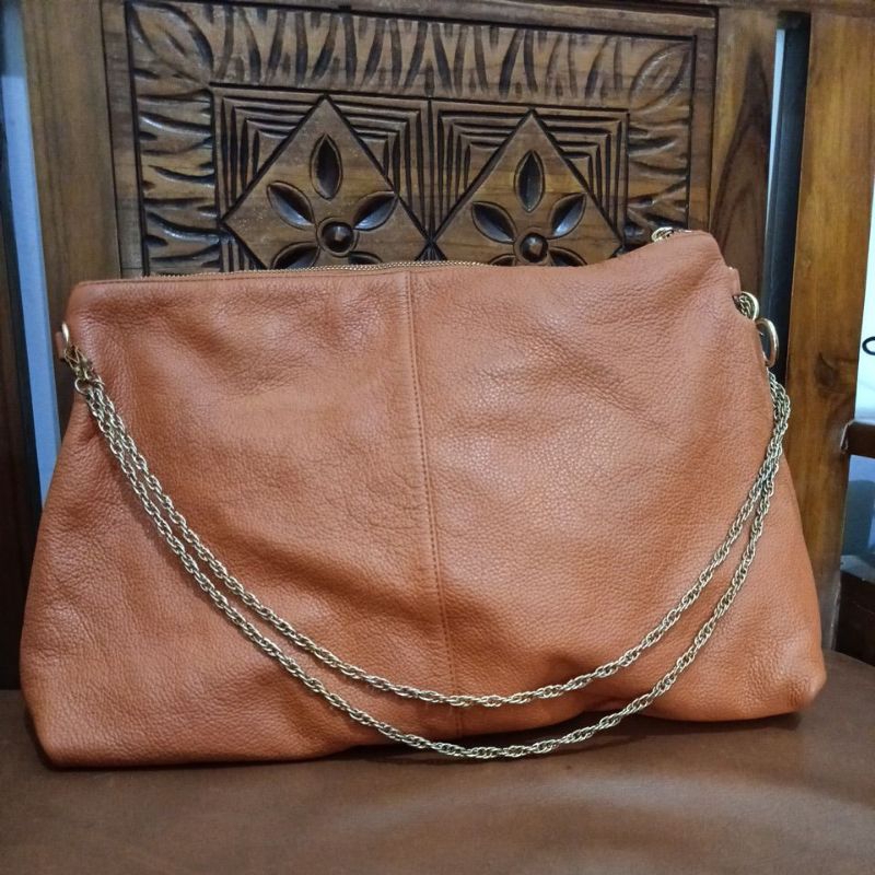 Tas preloved marita kulit oren