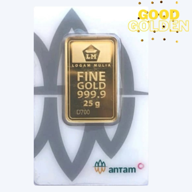 Logam Mulia Emas Antam 25 gram Press Certieye LM