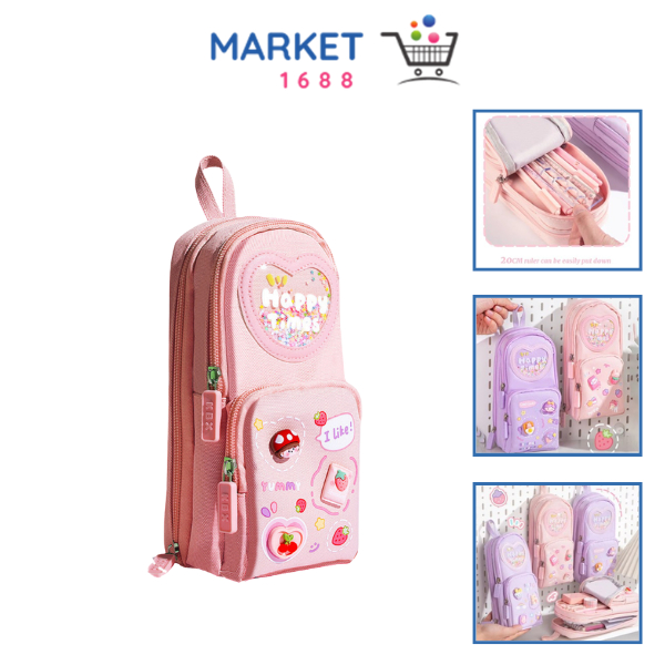 

Market1688 Tempat Pensil 3D 3 Resleting Karakter Kartun Kapasitas Besar Kotak Pensil Anak Sekolah 6 Sekat Tempat Pensil Lucu Kotak Pensil Serbaguna 6 Layers Tempat Alat Tulis Perlengkapan Sekolah 3 Sisi Resleting