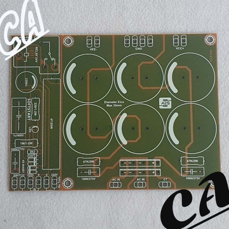 PCB PSU 6 ELCO PLUS SOFTSTART