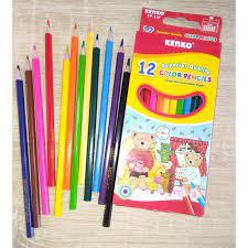 

Pensil Warna Non-Wood Panjang isi 12 Kenko