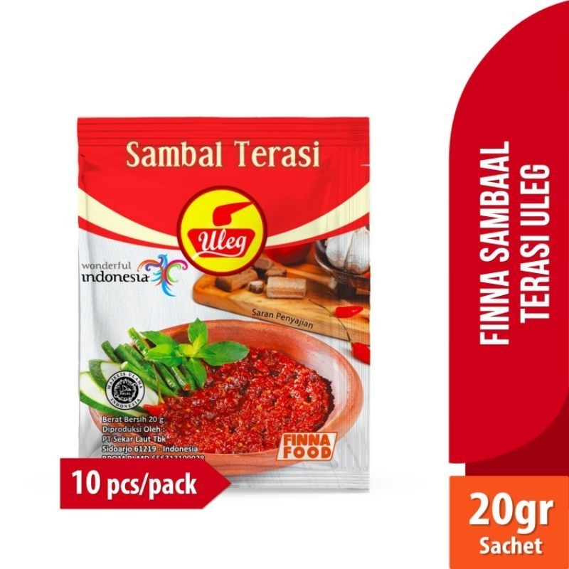 

Sambal Terasi Uleg isi 10 x 18g