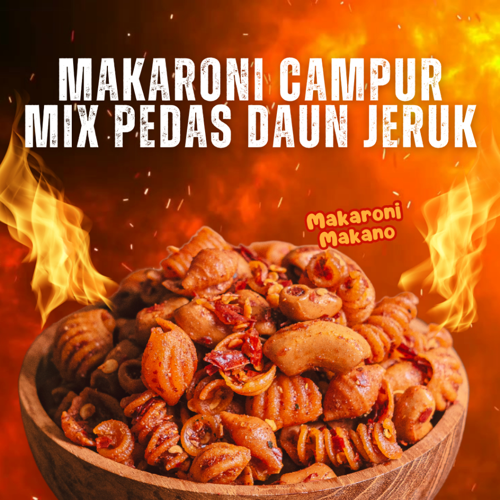 

Makaroni Campur Mix Pedas Daun Jeruk Cikruh 250g - Makaroni Makano