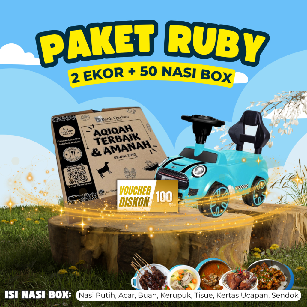 

Paket Aqiqah Ruby 1 Jutaan Banyak Bonus