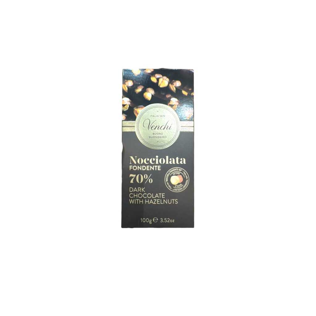 

Venchi 70% Dark Chocolate with Hazelnuts Coklat