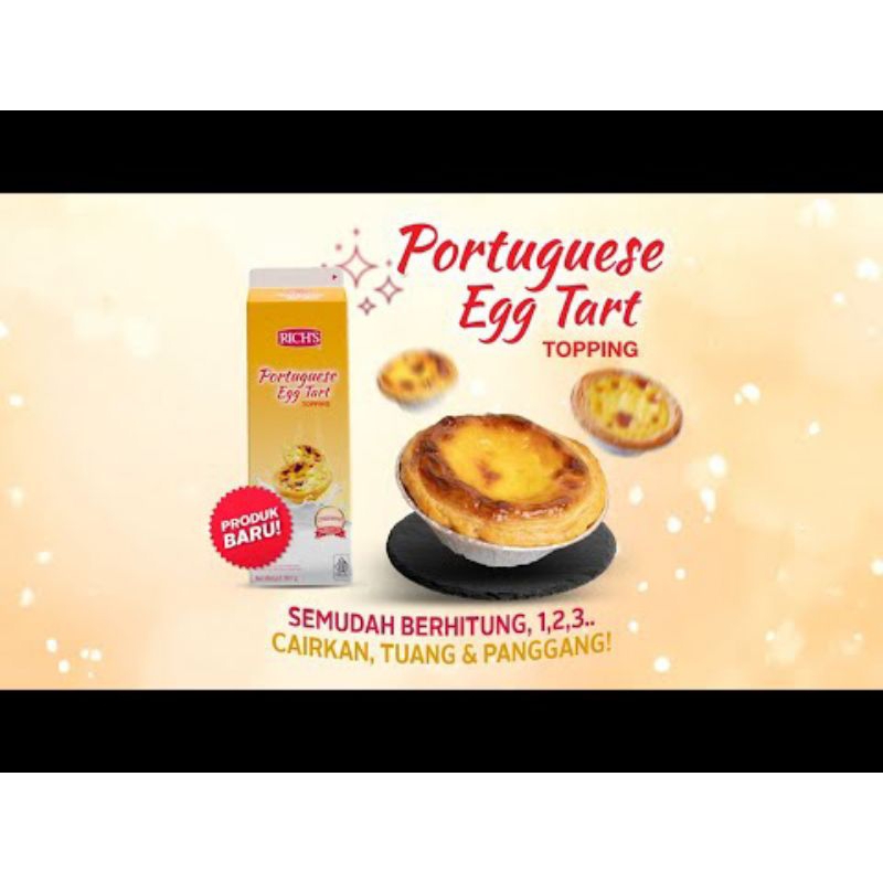 

Rich's Portuguese Egg Tart Topping