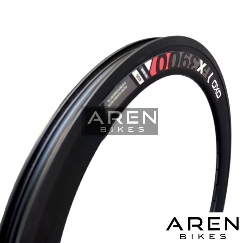 VELG SEPEDA 20 OXO FX-3900 4 CM BY STRUMMER 4CM LUBANG 36 HOLE 36H DOUBLE WALL HITAM RIM RIMS BMX SE