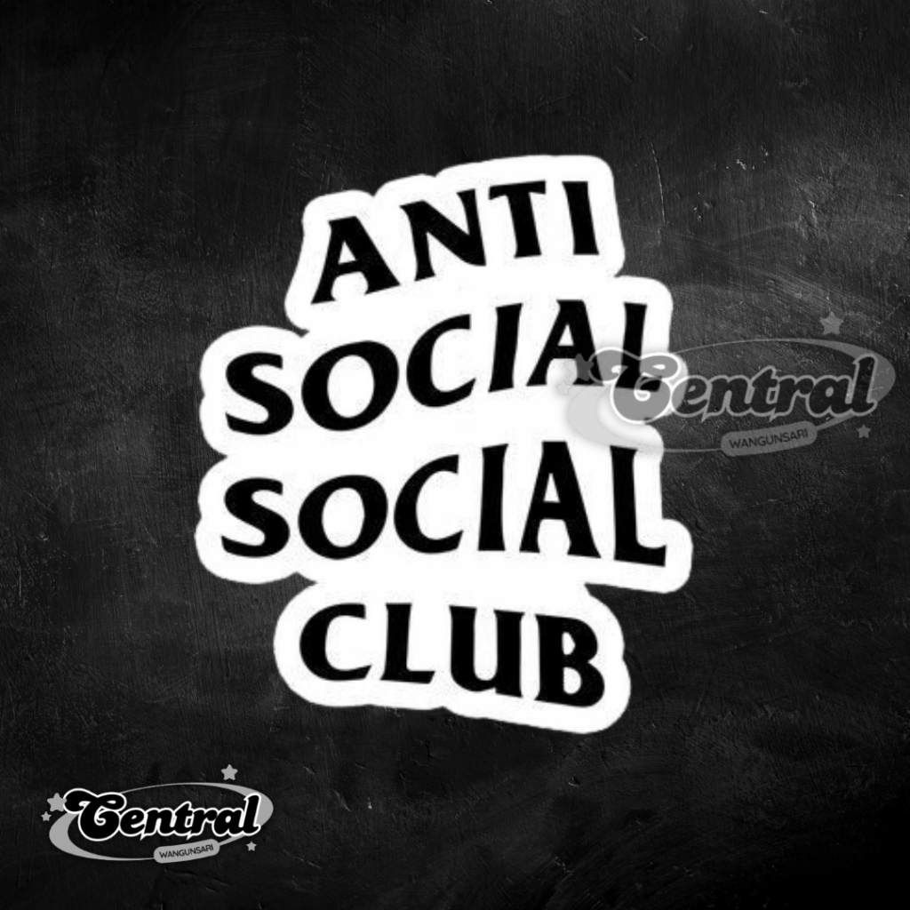 

Stiker Aesthetic Laptop Brand Tumblr Helm Laptop Case Sticker Case ANTI SOCIAL SOCIAL CLUB