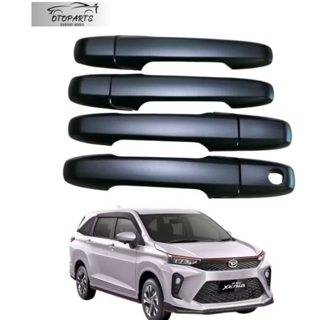 COVER HANDLE PEGANGAN PINTU MOBIL XENIA TAHUN 2022 HITAM DOFF