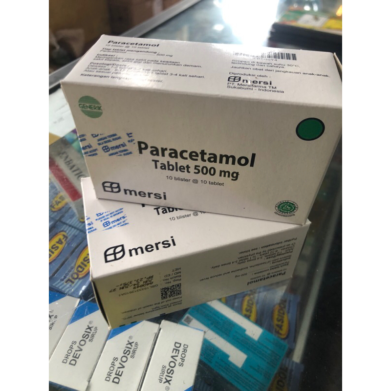 Paracetamol Tablet 500 mg mersi