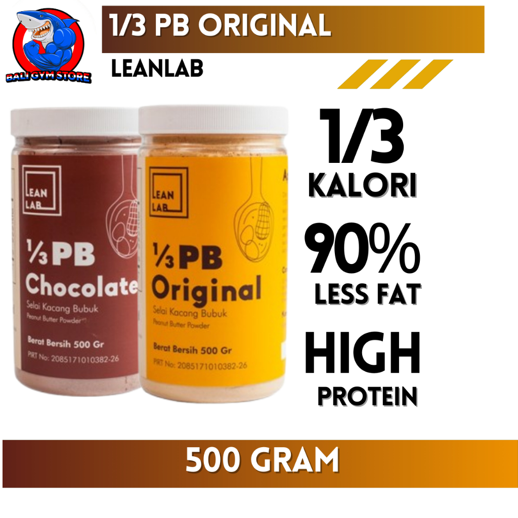 

Leanlab 1/3 Peanut Butter Selai Kacang Bubuk 500 Gram