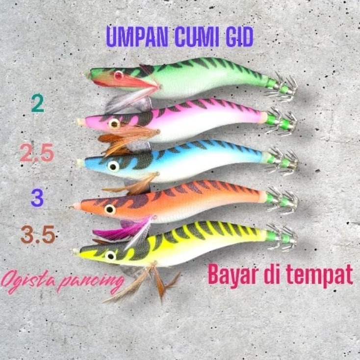 MURAH..UMPAN MANCING CUMI 3,5 - EGI
