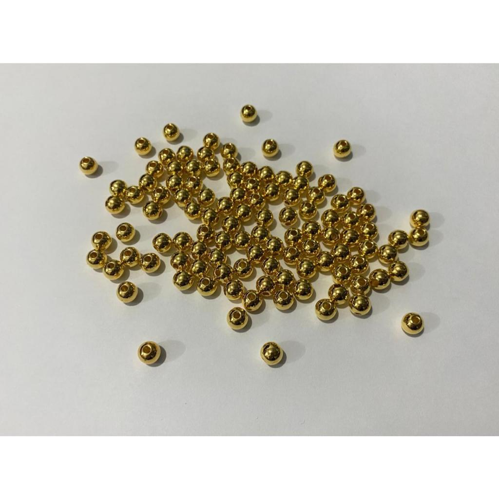 (20gram) | Manik Mote Mutiara Bulat | Emas