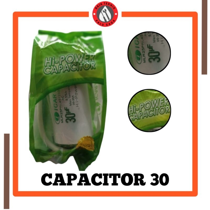 KAPASITOR 30uf ICAR Ecofill ORIGINAL