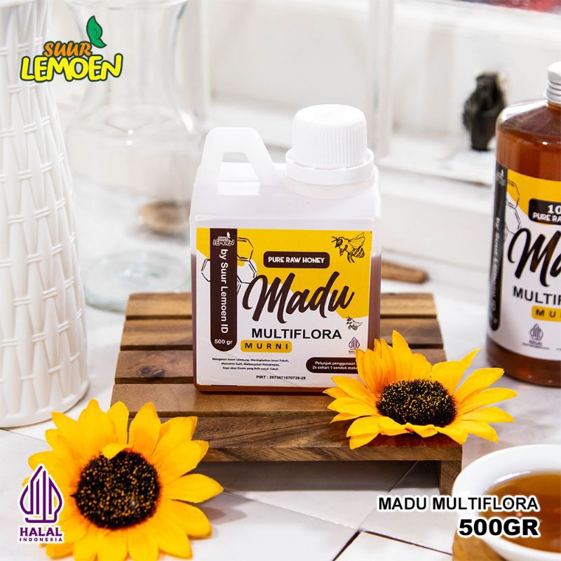 

Sari Vitamin- 100% Madu Murni Multiflora Super 1KG - Natural Raw Honey - Madu Asli Tanpa Campuran