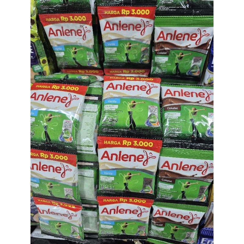 

ANLENE ACTIFIT SUSU BUBUK RASA VANILA & COKLAT SACHET RENCENG 10x20gr