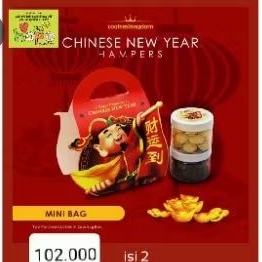 

Hampers CNY 2025 Mini Bag Parcel Imlek Chinese New Year Kue kering