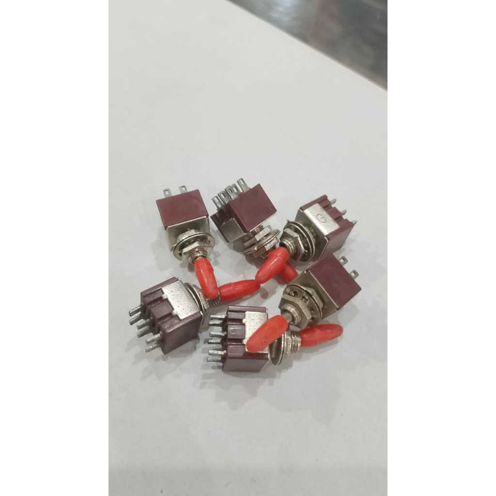 SWITCH SAKLAR TOGEL 6 PIN SWITCH TOGGLE SAKLAR TOGEL