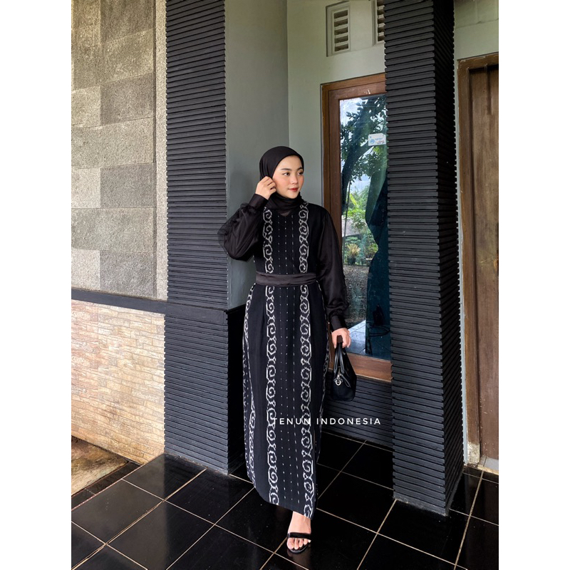 AMBRELA DRESS TENUN GAMIS HIJAB