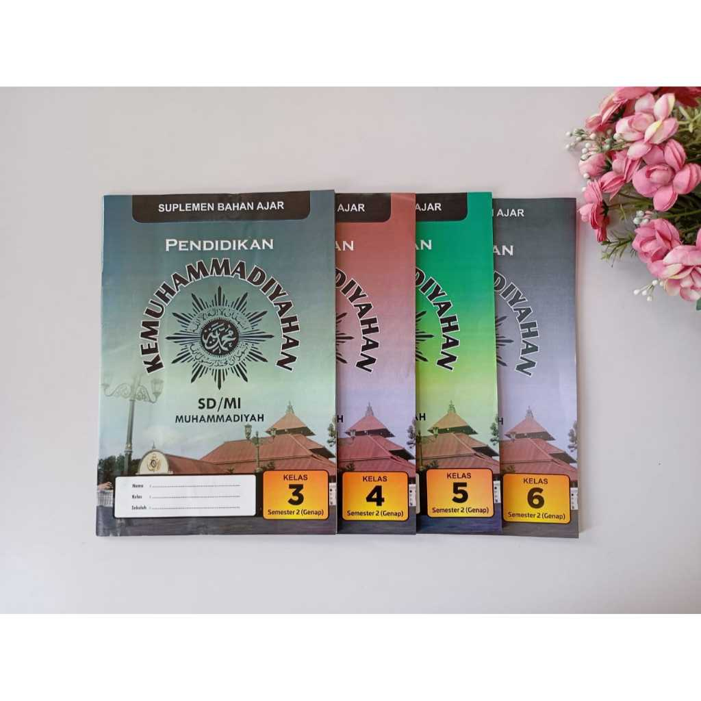 Semester 1 dan 2 || Suplemen Bahan Ajar PENDIDIKAN KE-MUHAMMADIYAH-AN SD/MI Muhammadiyah Kelas 3,4,5