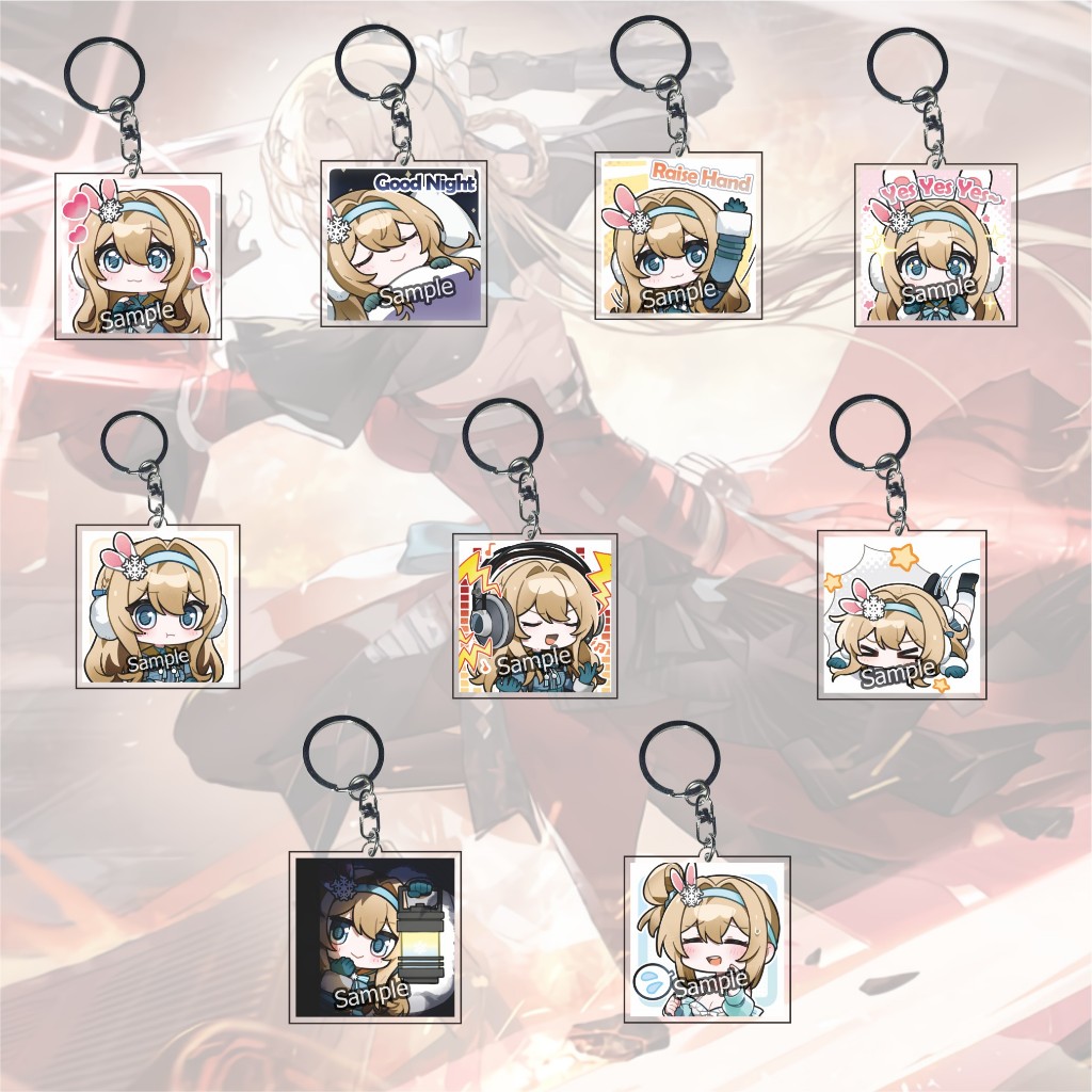 Gantungan Kunci Girls' Frontline Exilium Suomi ALL - Ganci - Key Chain - Anime - Game