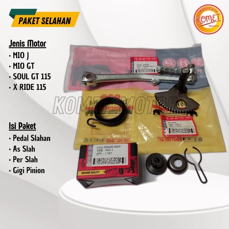 [KOMET] PAKET AS SELAH + SELAHAN + PINION + PER MIO J/GT/SOUL GT 115/XRIDE 115/FINO 115 [ORIGINAL TH