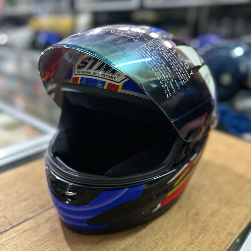 Helm Full Face Index/STM XC-07 Dewasa Import Blue