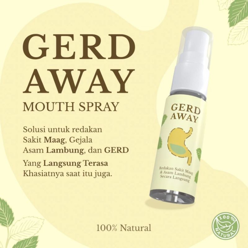 Gerd Away Mouth Spray Solusi untuk Redakan Sakit Maag dan Asam Lambung
