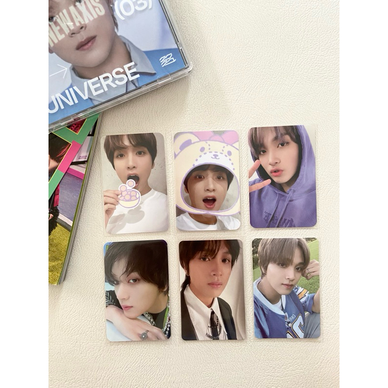 WTS WANT TO SELL PHOTOCARD PC OFFICIAL NCT 127 DREAM HAECHAN JENO JISUNG || Haechan hoodie ungu sanr