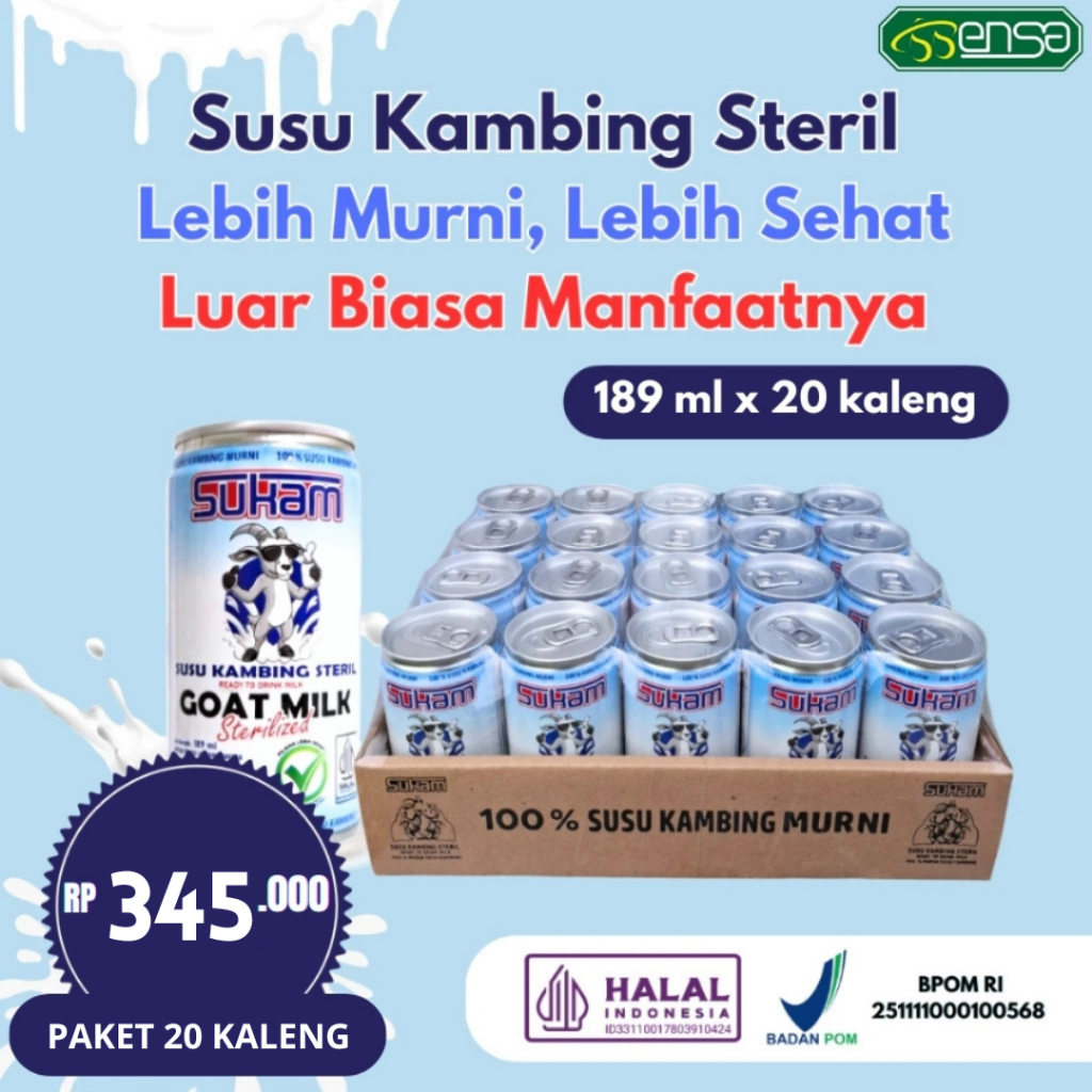 

PAKET USAHA SUKAM Susu Kambing Steril-Murni dan Lebih Sehat