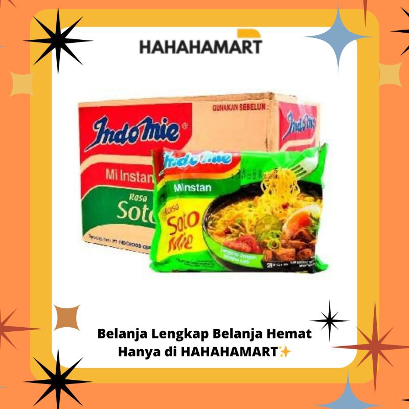 

✨️hahahamart_sby✨️ INDOMIE SOTO || MIE KUAH || HARGA KARTON ISI (40 PCS)