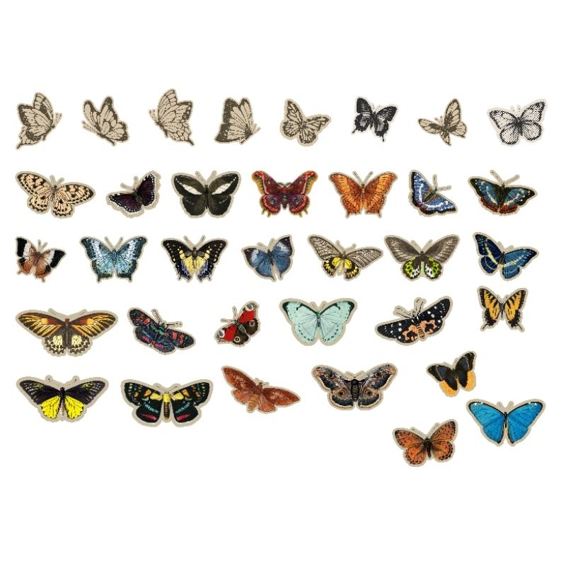 

Stiker kupu-kupu estetik