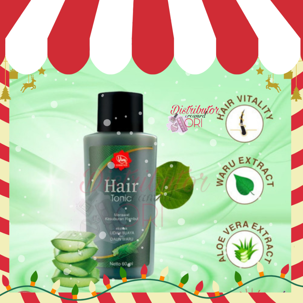 Viva Hair Tonic (Lidah Buaya & Daun Waru) - 60ml | BPOM