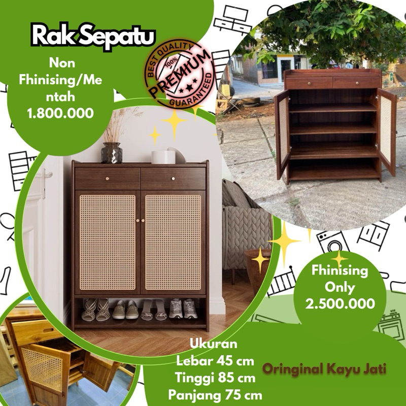Lemari Mini/Rak Sepatu /Rak pintu
