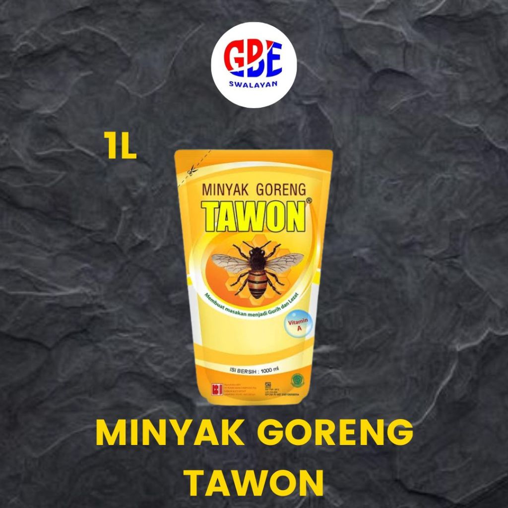 

Minyak goreng tawon pouch 1 liter