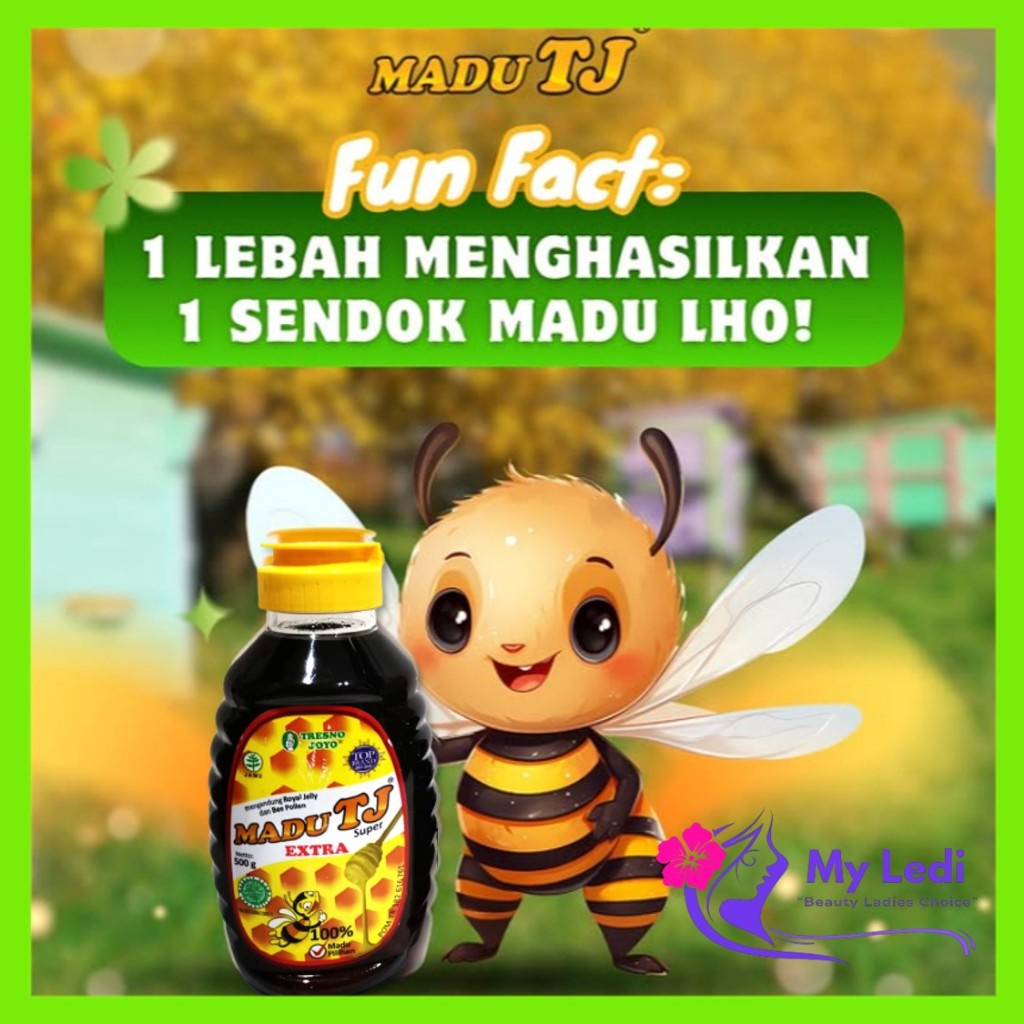 

Madu Tj Super 500gr - Madu Murni Mengandung Royal Jelly & Bee Pollen untuk Daya Tahan Tubuh - MyLedi
