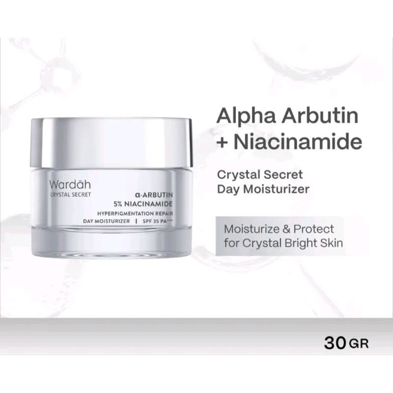 WARDAH DAY CREAM CRYSTAL SECRET - DAY MOISTURIZER WARDAH - DAY CREAM