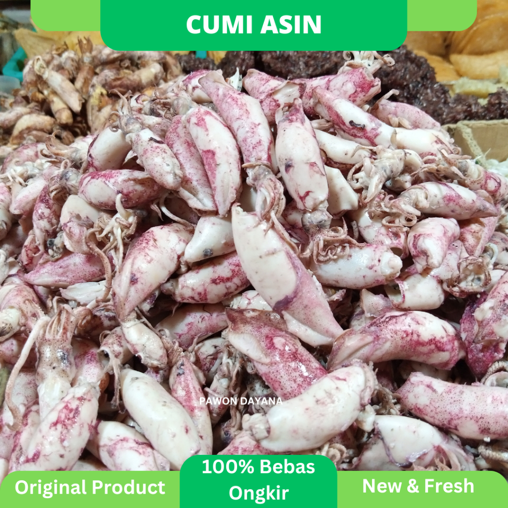 

Cumi Asin Besar Super 100gram / Cumi Rebus Asin Besar / Ikan Asin Cumi Asin / Sotong Rebus Asin