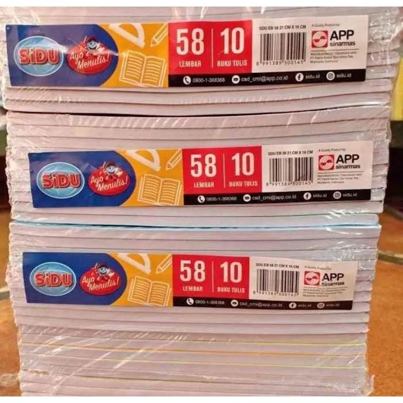 

Buku Tulis Sidu Isi 58 lembar