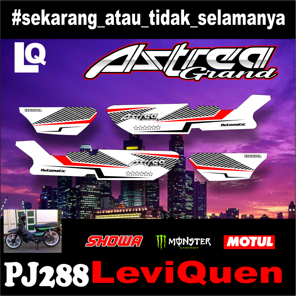 Stiker Striping Astrea Grand Variasi | Stiker Astrea Grand | (pj288) Sticker Astrea Variasi